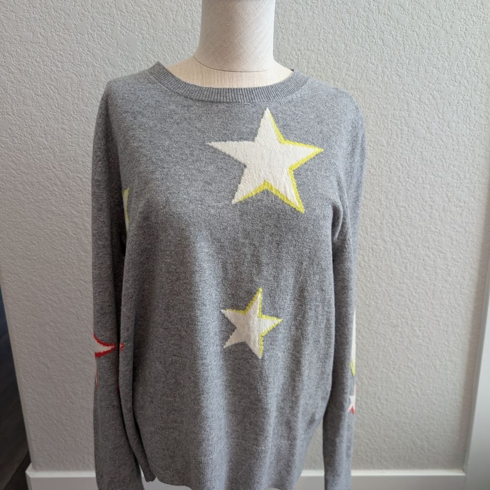 Banana Republic Size XL Gray Merino Blend Sweater
